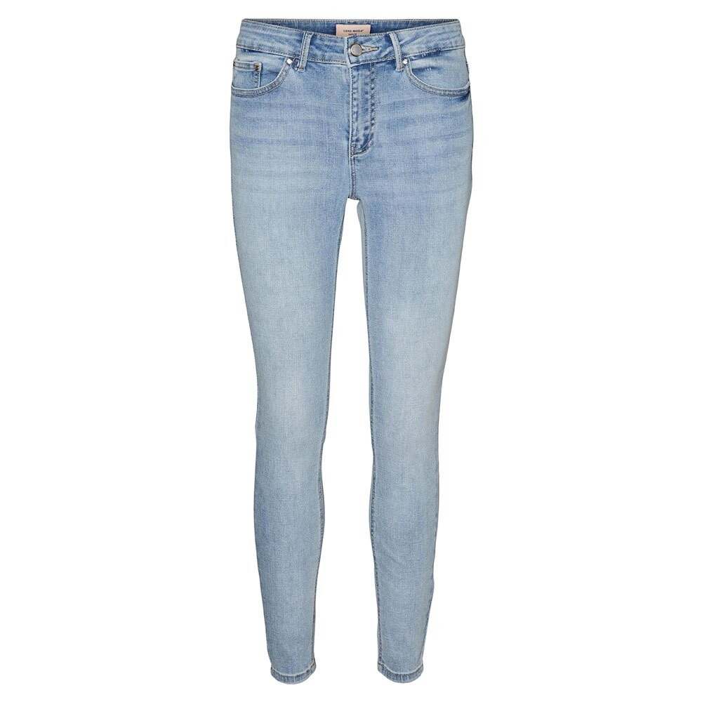 Джинсы Vero Moda Flash Skinny Fit Li3102 Mid Waist, синий