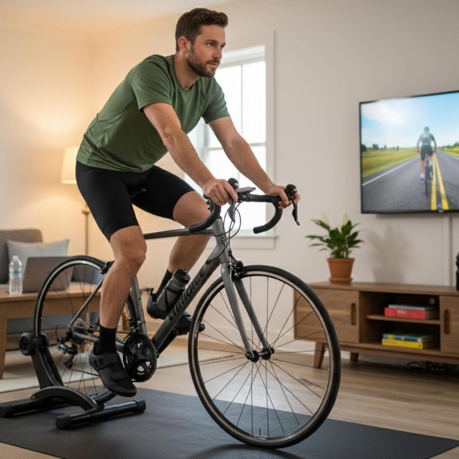 Велосипедные туфли Tommaso Veloce II - катайтесь с комфортом и стилем - туфли Peloton для триатлона, шоссе и домашнего велоспорта для мужчин и женщин, совместимые с шипами Look Delta, SPD и SPD-SL, белые и черные, черный — фото 2