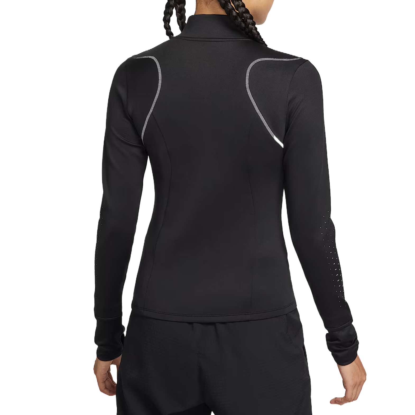Футболка для бега Therma FIT женская Nike, черный — фото 2