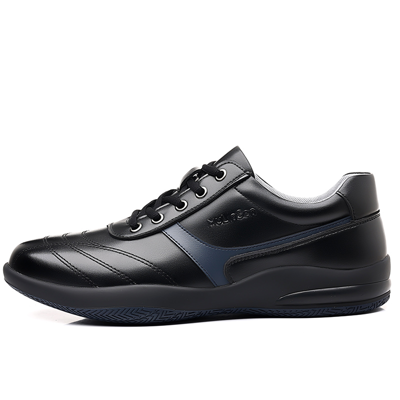 

Mulinsen Мужские низкие кэжуал кеды черные, цвет Black