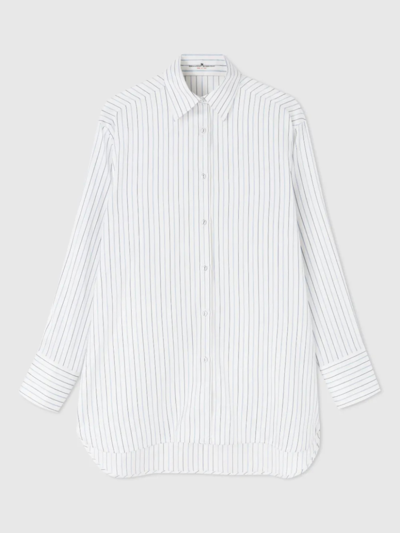 

Рубашка в мелкую полоску Ermanno Scervino, белый