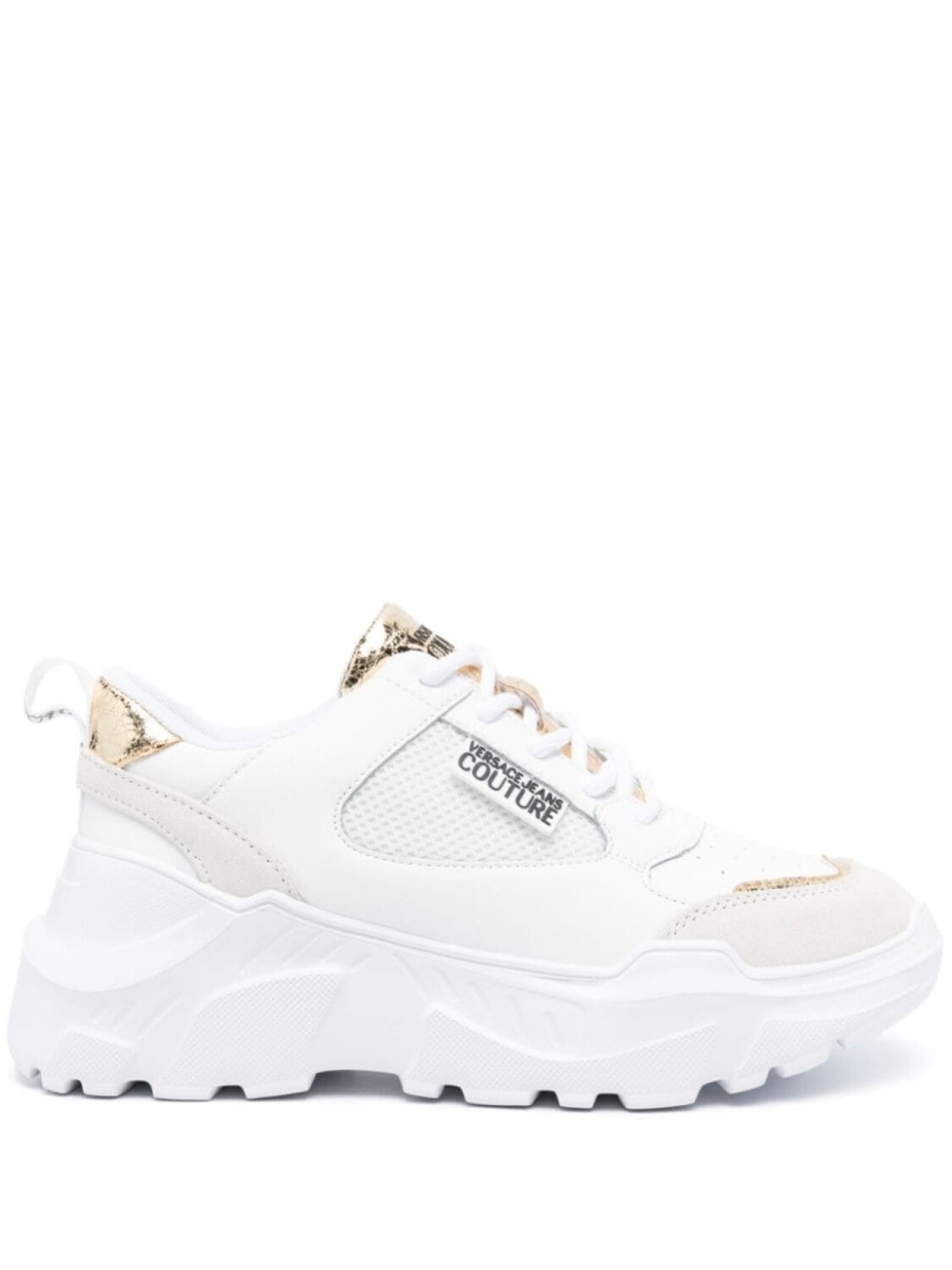 

Versace Jeans Couture массивные кроссовки Speedtrack, белый