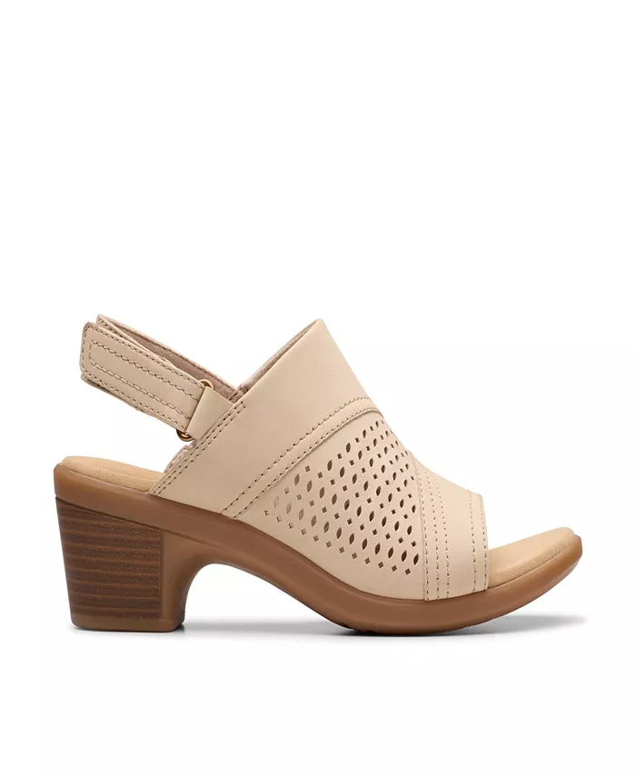 Коллекция Emily2 Сандалии на блоке Mist с каблуком Clarks, коричневый/бежевый — фото 2