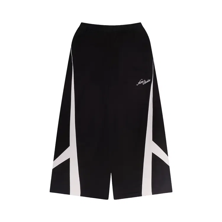 Брюки с широкими штанинами Acne Studios, черный