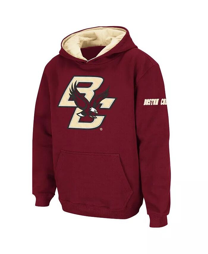 Пуловер с большим логотипом Big Boys Boston College Eagles Stadium Athletic, серый — фото 2