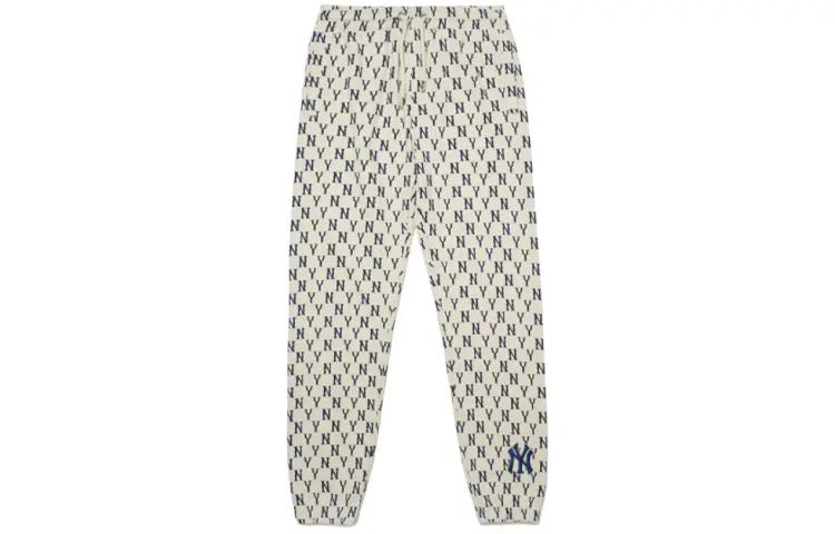 

Monogram Basic Logo Вязаные Спортивные Штаны Unisex Кремовый MLB