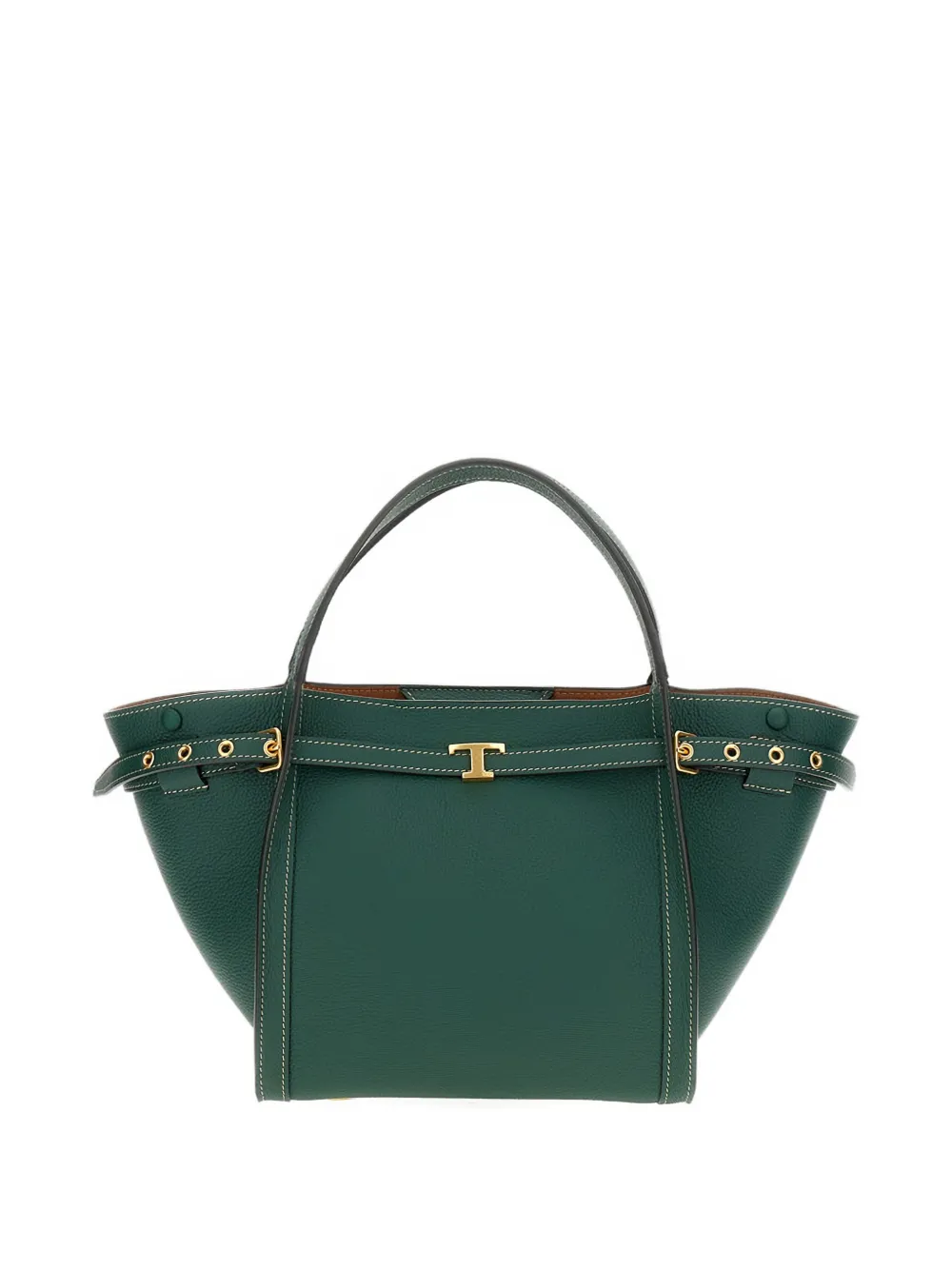 

Маленькая кожаная шоппер-сумка Tod'S, зеленый