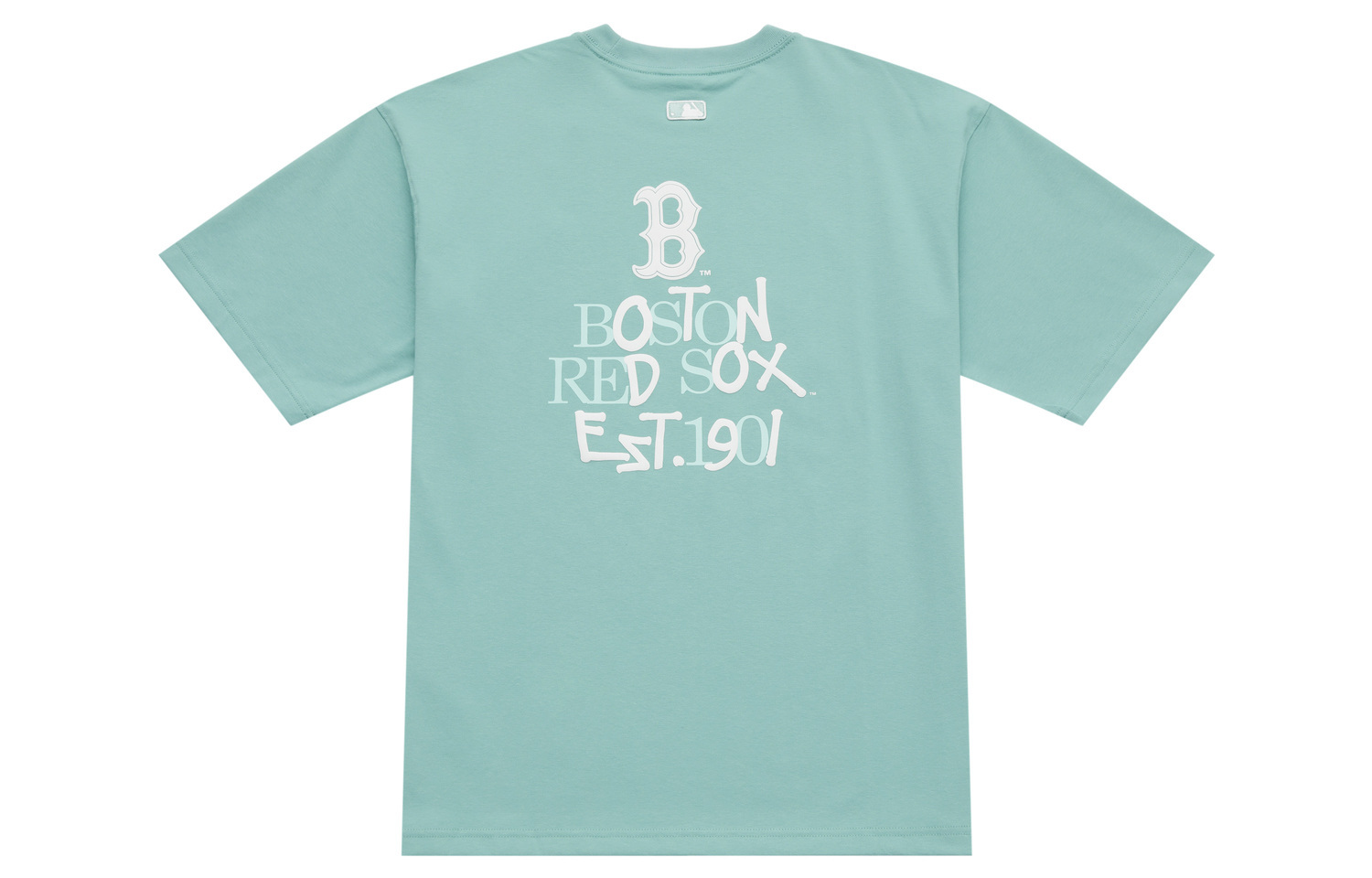 

MLB Футболка Boston Red Sox Basic Collection SS25 Unisex Heather Gray Mint Green
