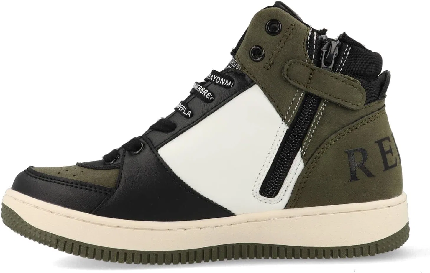 Кроссовки Replay Epic JR Mid Boy 4 JZ430019S-3269 Black/Green-32 — фото 2