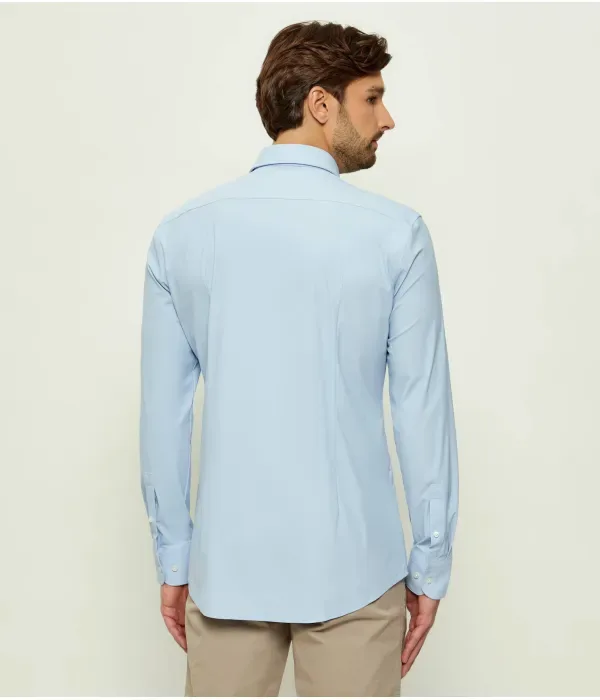 Футболка P-HANK-SK-261 slim fit Boss, небесно-голубой — фото 3