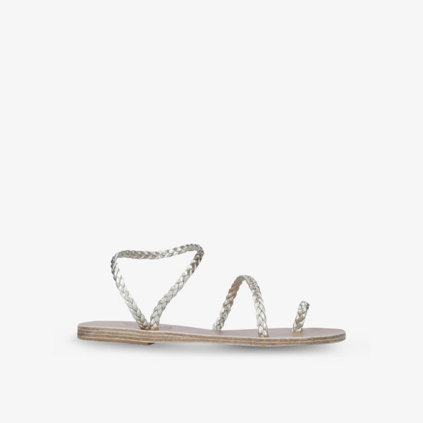 

Плетеные кожаные сандалии Eleftheria Ancient Greek Sandals, желтый