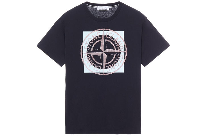 

Футболка мужская черная Stone Island, черный