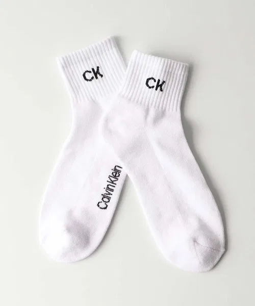 Набор носков Calvin Klein 3 пары, короткие, антибактериальные, разноцветные — фото 4
