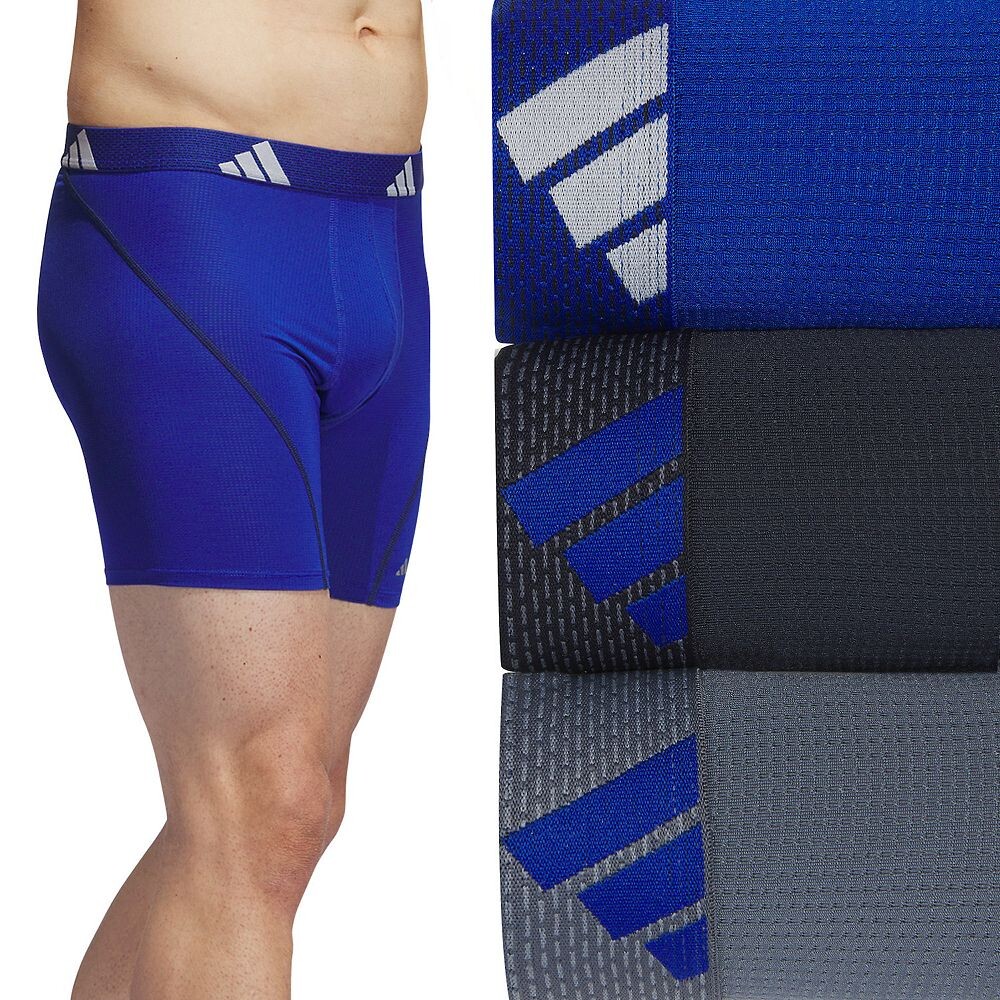 

Комплект мужских трусов-боксеров из сетки adidas Sport Performance (3 шт.) Adidas, цвет Team Royal Legend Onix