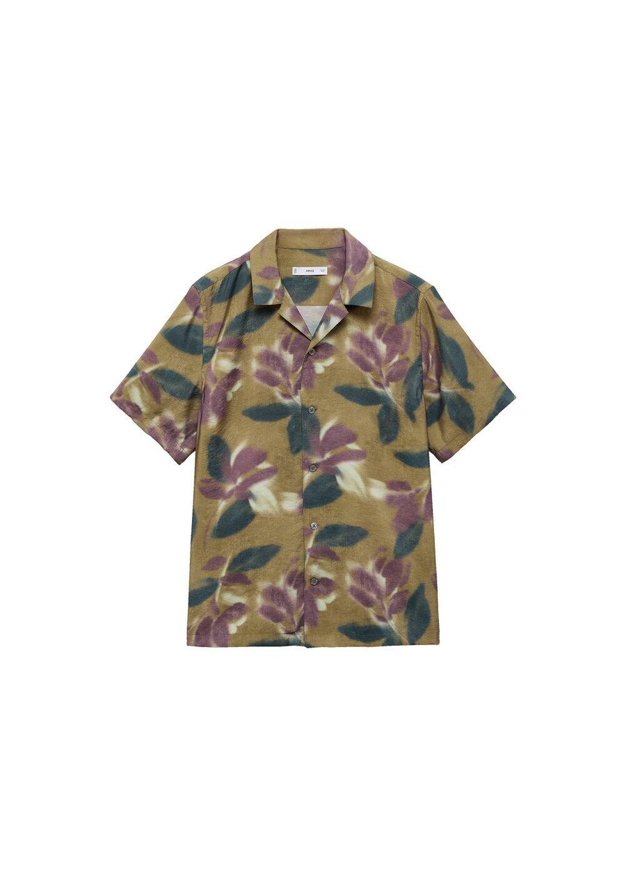 

Рубашка на пуговицах классического кроя MANGO MAN Volos, Green/Khaki