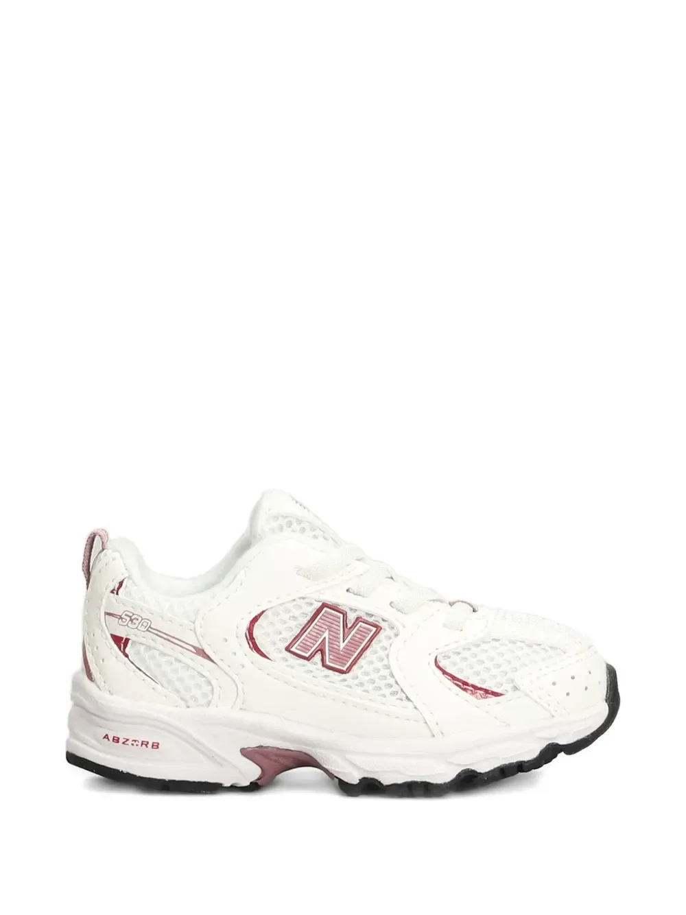 Кроссовки с сетчатыми вставками 530 New Balance Kids, белый