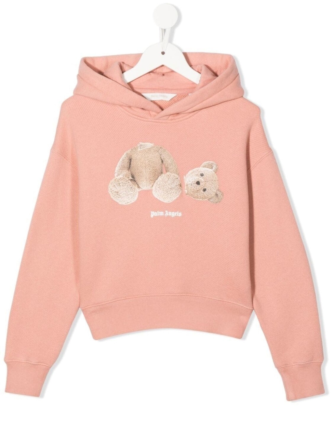 

Palm Angels Kids худи с принтом, розовый