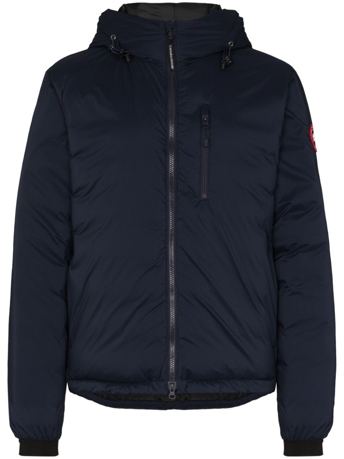

Canada Goose пуховик Lodge с капюшоном, синий