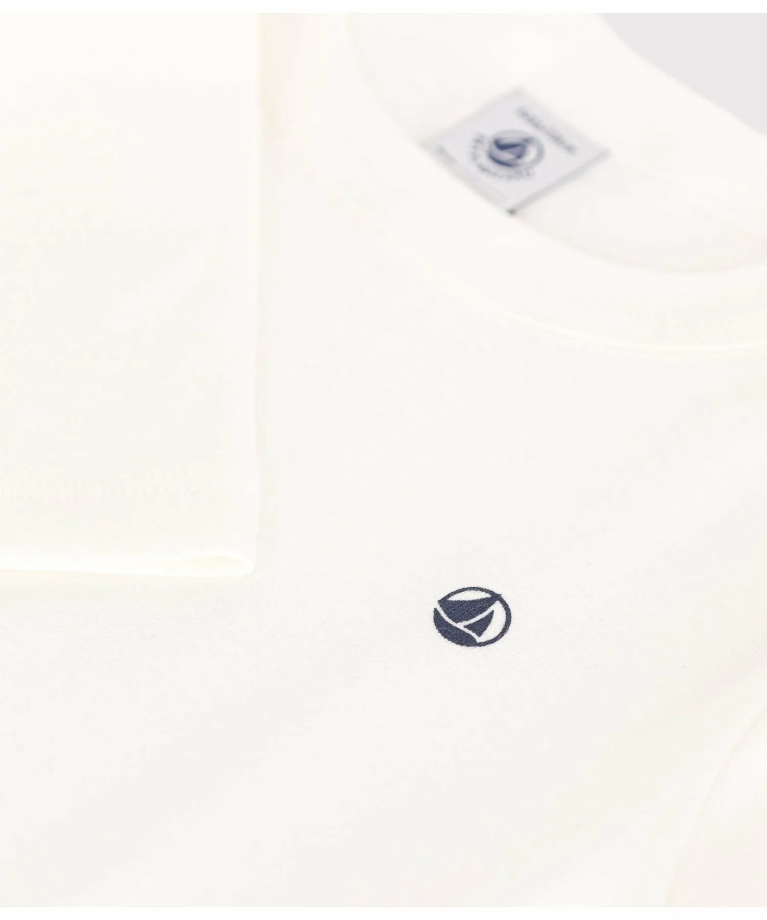 Футболка с длинными рукавами PETIT BATEAU, Off white — фото 3