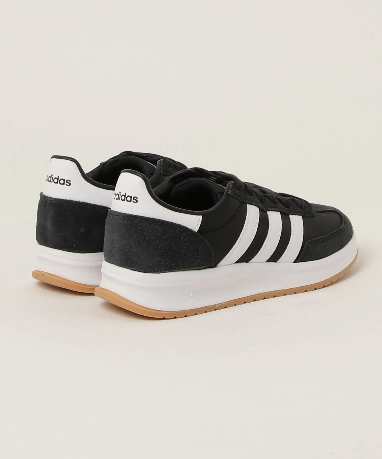 Мужские кроссовки adidas Run 72 чёрные — фото 2