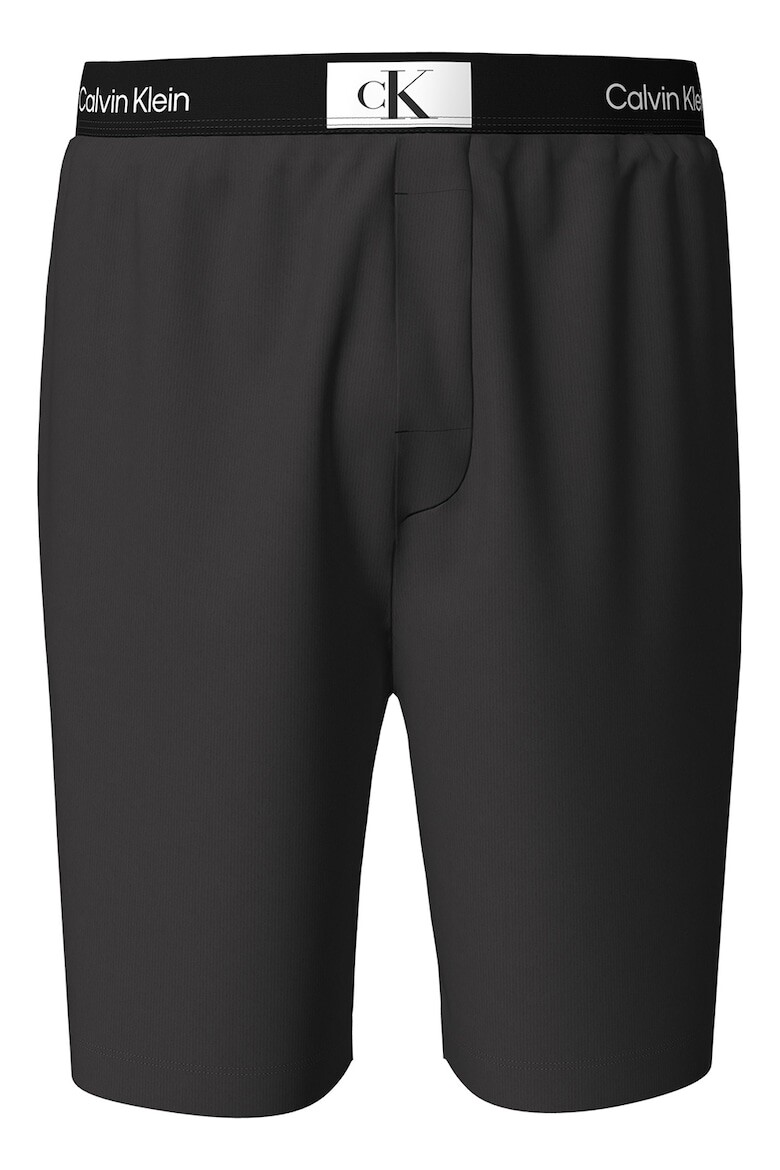 

Короткие пижамные брюки с логотипом Calvin Klein, черный