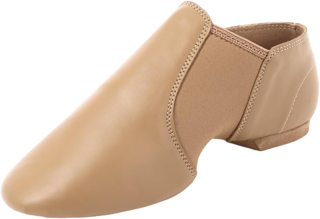 

Джазовки для девочек и мальчиков, унисекс, из искусственной кожи, обувь для танцев для маленьких детей Prcfurdcge, коричневый