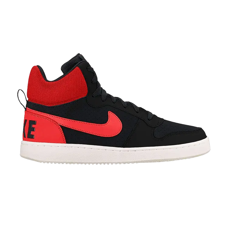 

Кроссовки Nike Court Borough Mid 'Black Action Red', черный