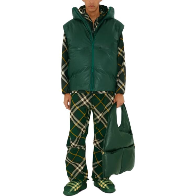 Повседневные брюки мужские Burberry, зеленый — фото 3