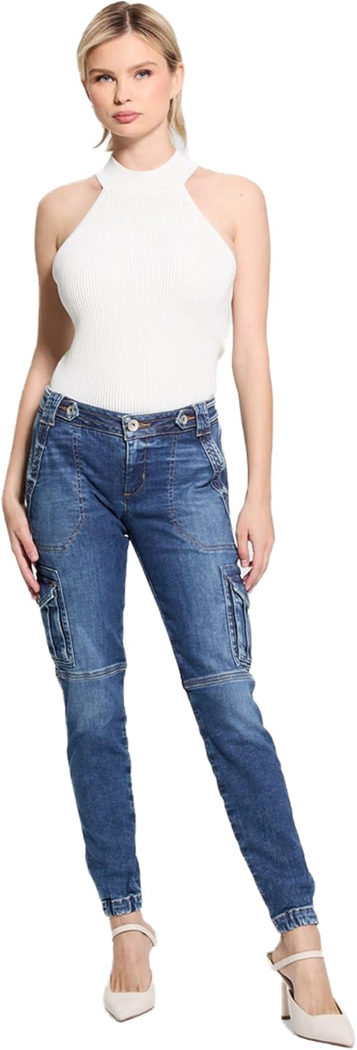 

Джинсы GUESS Women's Eco Cadet Cargo, Kelli Blu