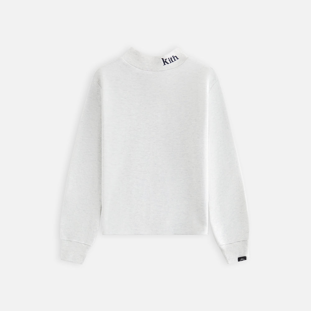 

Футболка Kith Kids Classic Long Sleeve Mock Neck Tee, светло-зеленый