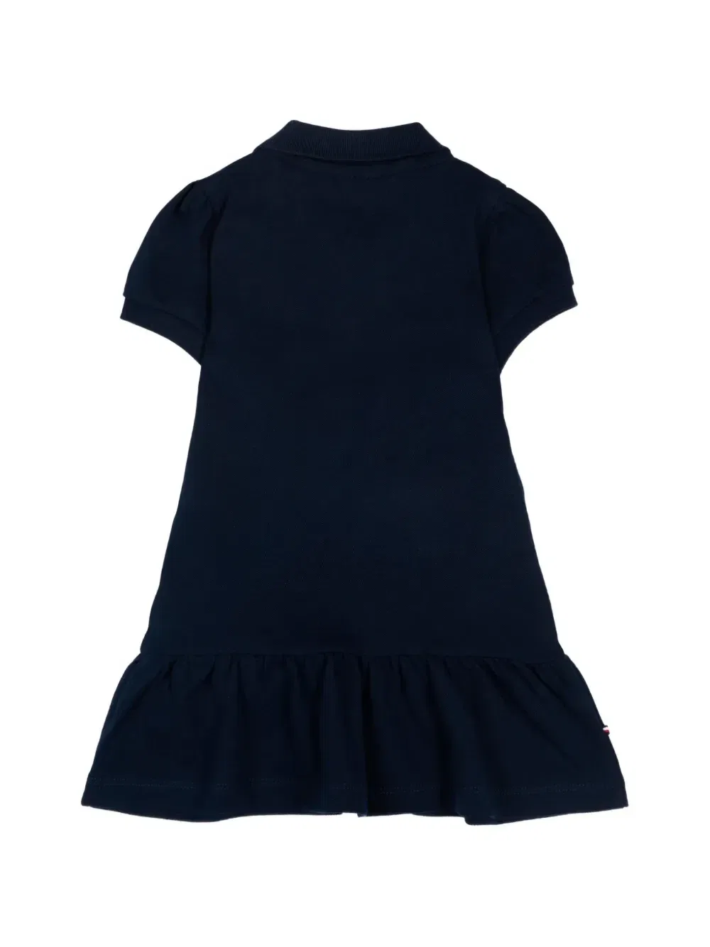 Платье с короткими рукавами и оборками Tommy Hilfiger Junior, синий — фото 2