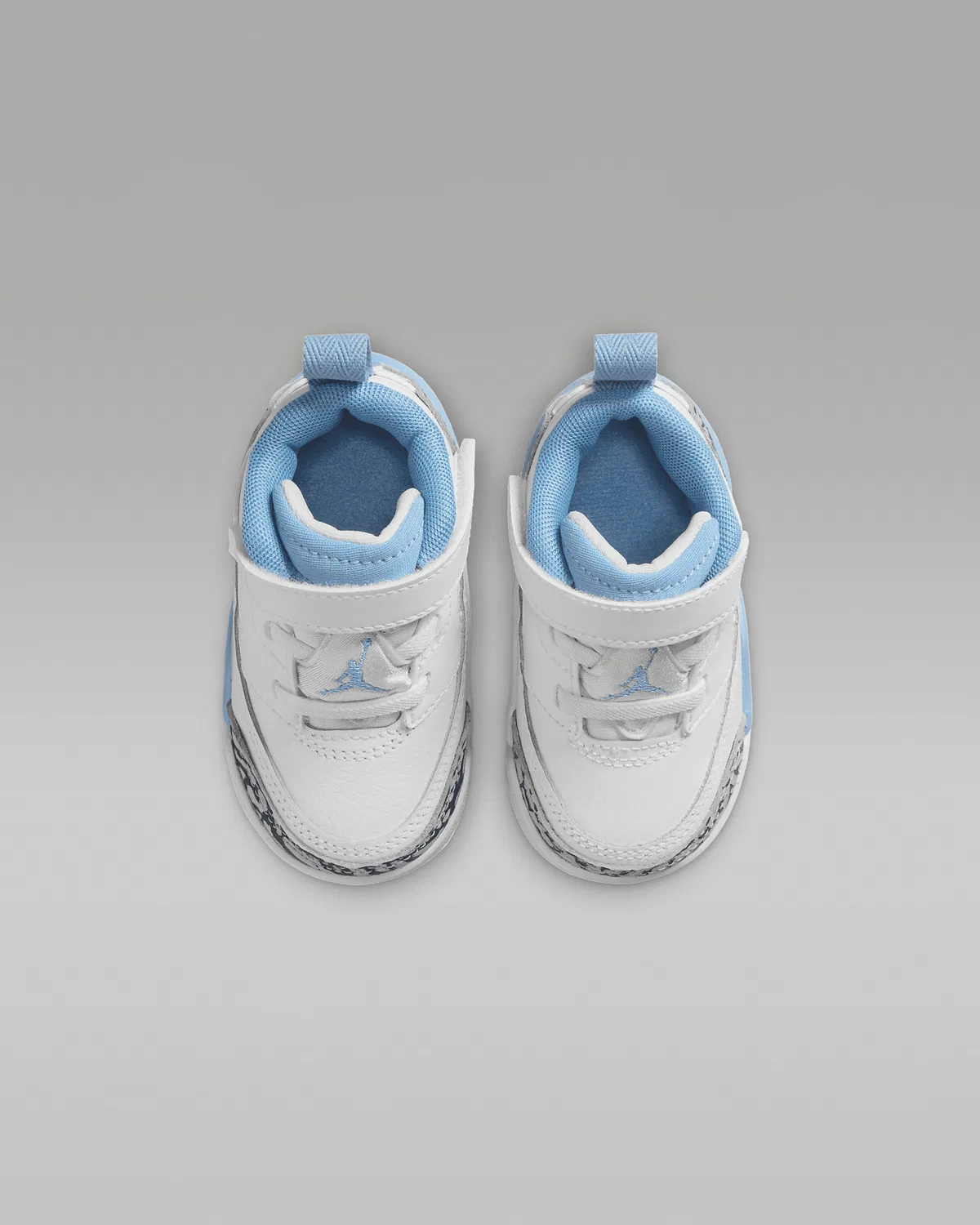Детские кроссовки Jordan Spizike Low, White/Wolf Grey/Anthracite/University Blue — фото 4