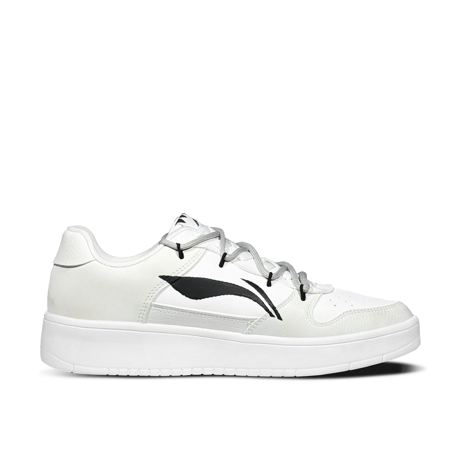 Кроссовки скейтбордические с принтом Li-Ning Black White — фото 3