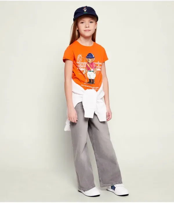Футболка regular fit Polo Ralph Lauren, оранжевый — фото 2