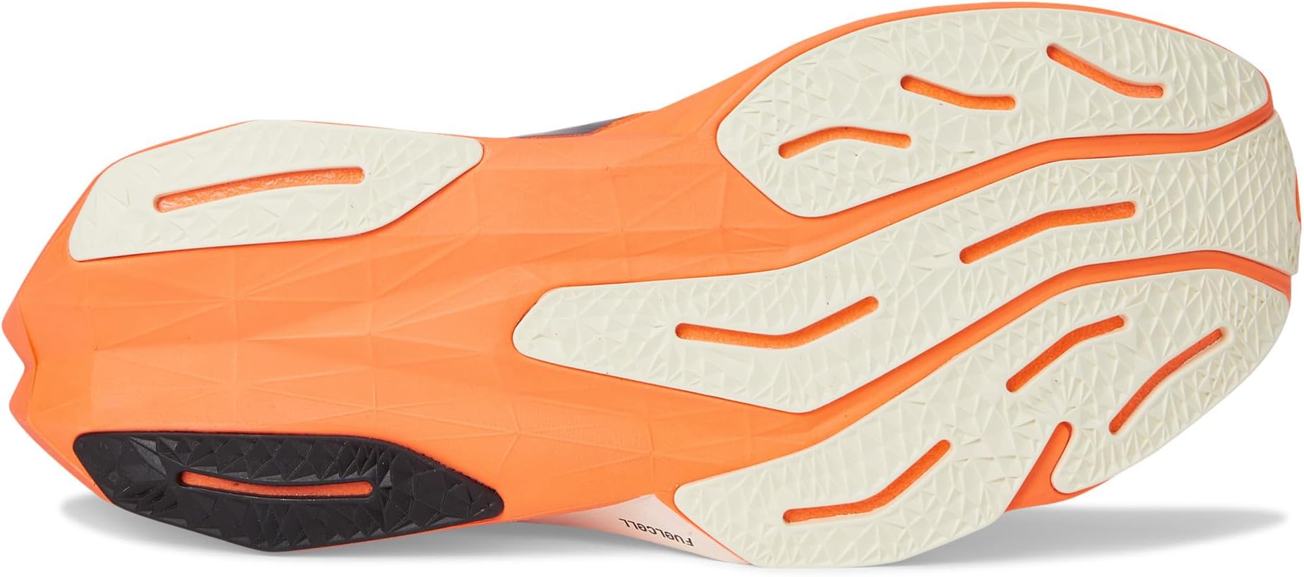 Кроссовки New Balance FuelCell Rebel v4, цвет Hot Mango/Angora/Black — фото 3