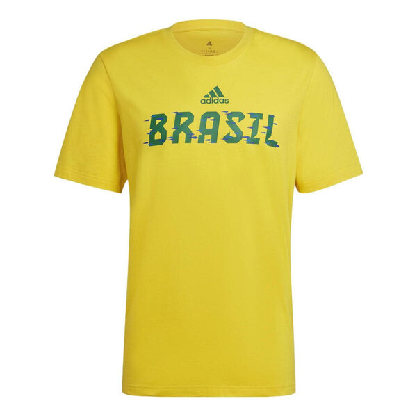 

Футболка fifa world cup 2022 brasil t-shirt 'yellow green' Adidas, желтый