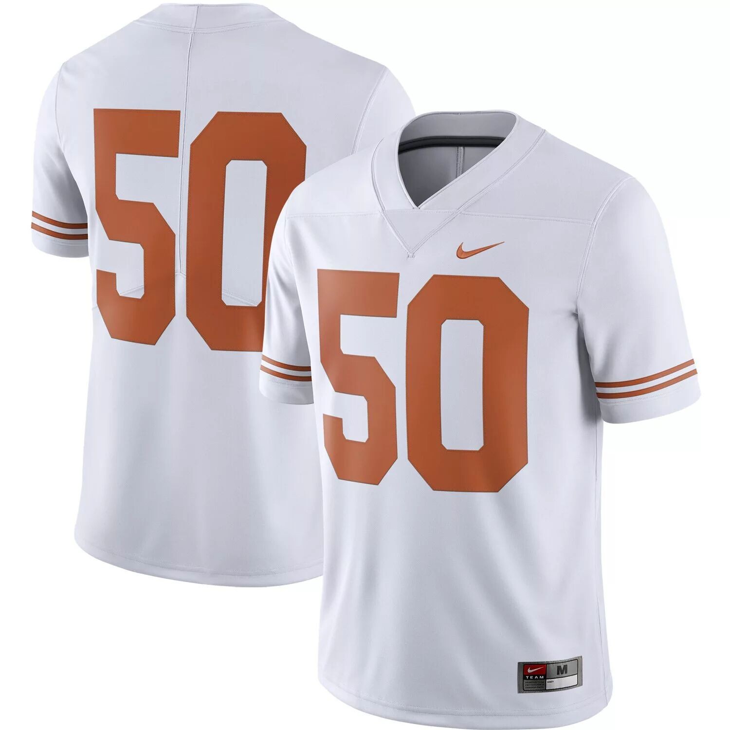 

Мужское белое джерси № 50 Texas Longhorns College Alternate Limited Nike, Белый, Мужское белое джерси № 50 Texas Longhorns College Alternate Limited Nike