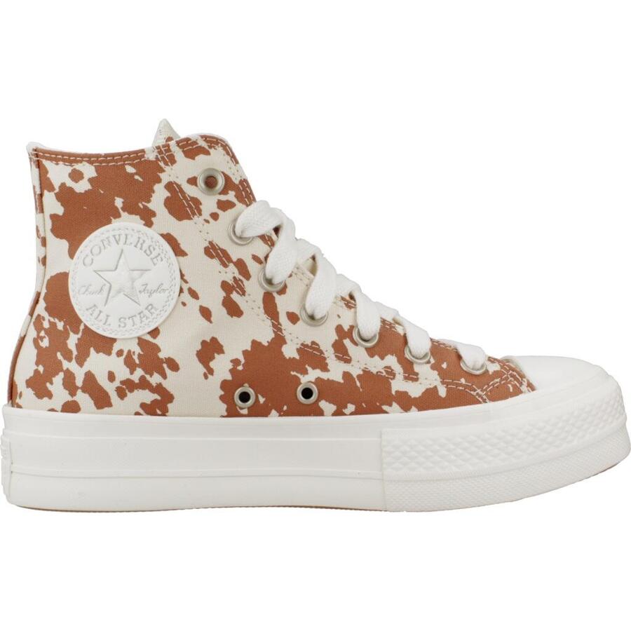 Кеды Converse модели Chuck Taylor All Star Lift Platform с анималистичным принтом. — фото 4