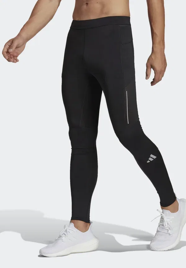 Трикотажные леггинсы для бега Adidas Performance, черный