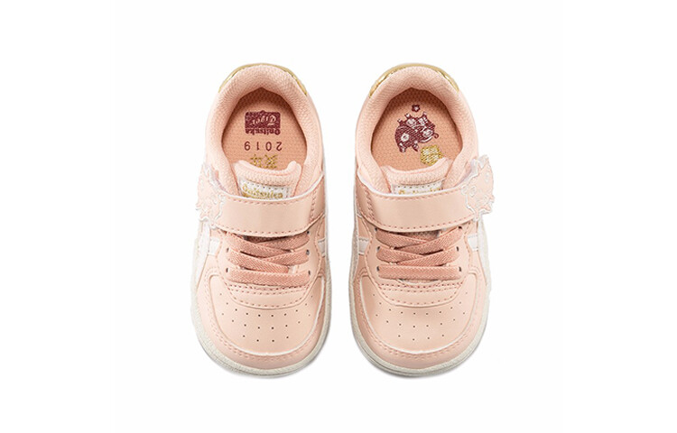 Кроссовки Onitsuka Tiger GSM Toddler Shoes TD Low-top Pink/White/Gold — фото 4