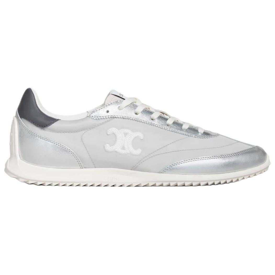 CELINE Кроссовки Racer Triomphe Low top Casual для женщин, цвет Light Gray — фото 3