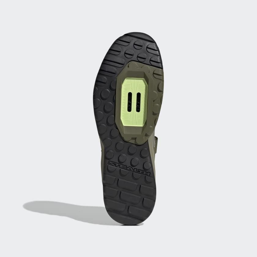 Мужские кроссовки для велосипедного спорта adidas 5.10 Trailcross с клипсой- зеленые Five Ten — фото 4