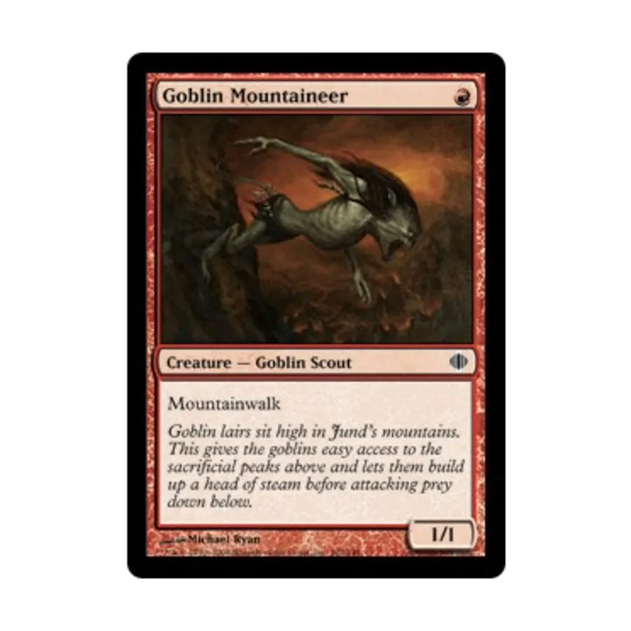 

CCG Гоблин-альпинист (C) (фольга), MTG - Shards of Alara