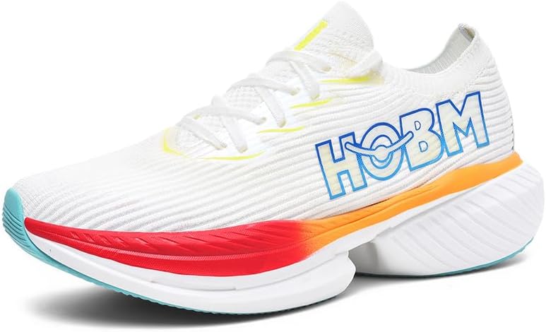 

Мужские кроссовки MissLetty для бега и ходьбы, модные носочные кроссовки, удобные и дышащие, белый/красный