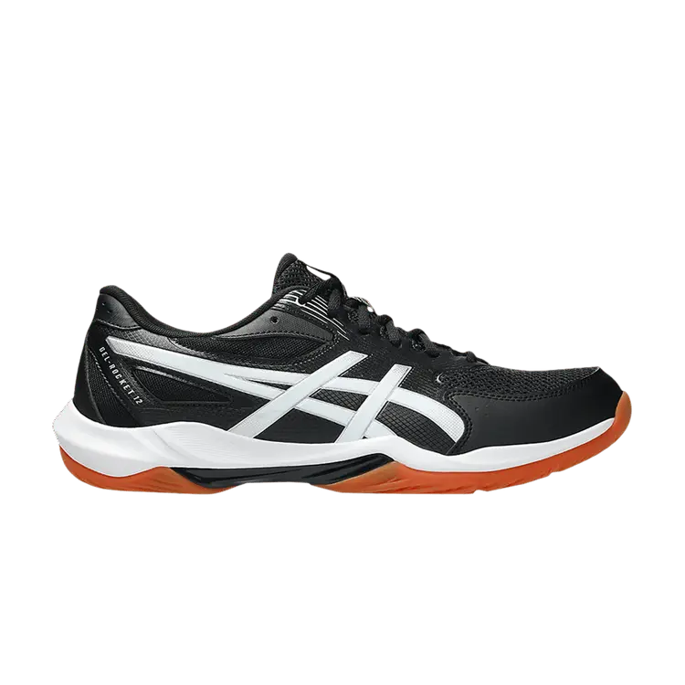

Кроссовки ASICS Gel Rocket 12 2E Wide 'Black White', черный