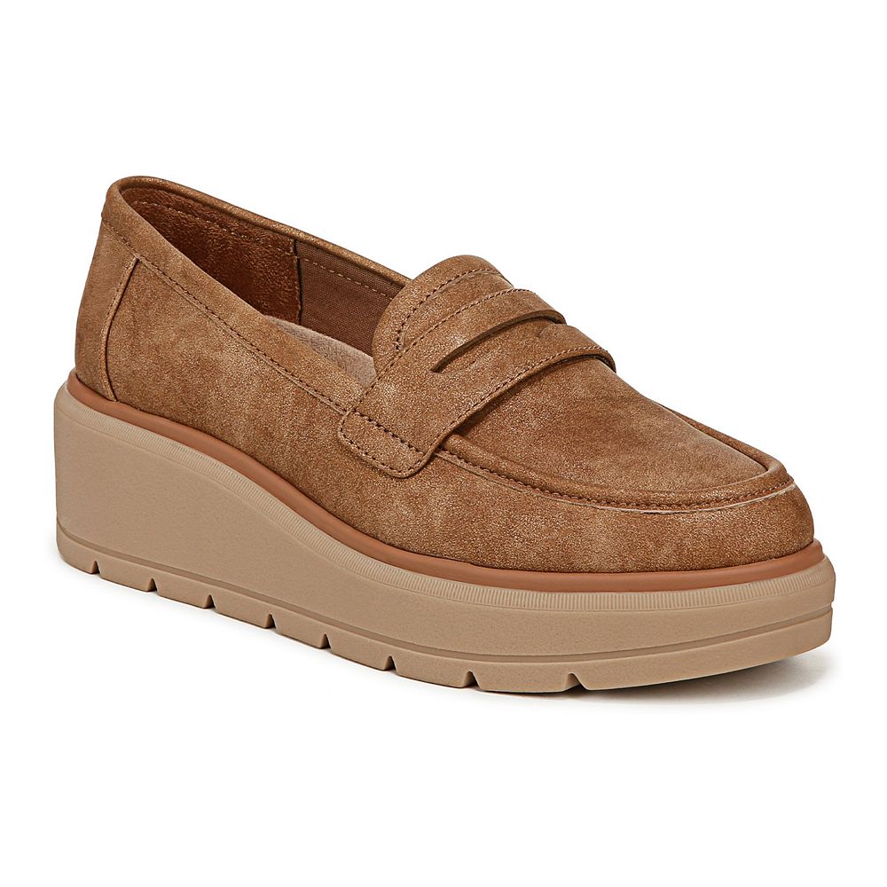 Scholl's Nice Day Max Женские лоферы на платформе Dr. Scholl's, цвет Honey Brown