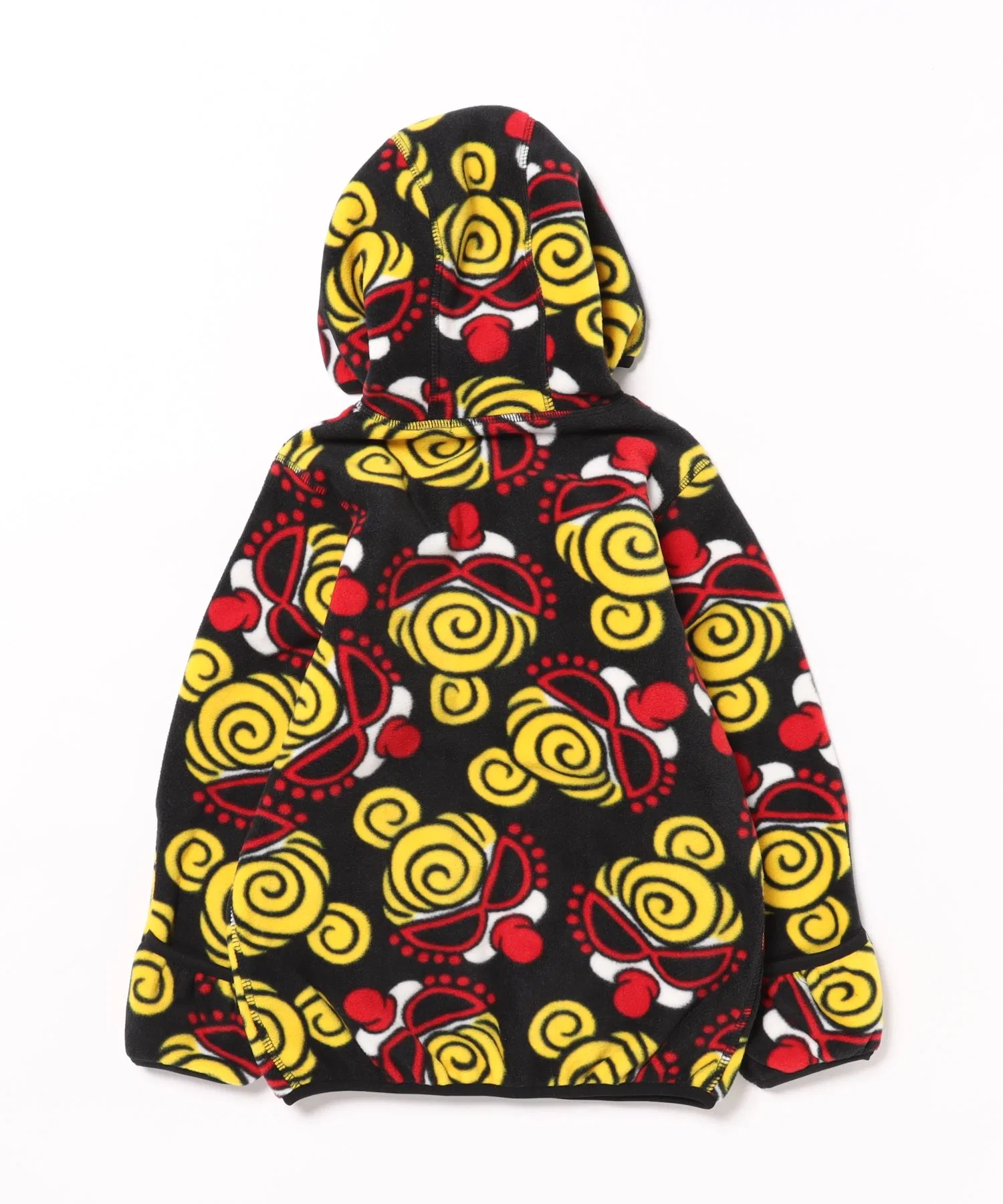 Худи из микрофлиса Hystericmini MINI FACE с принтом по всей поверхности. — фото 2
