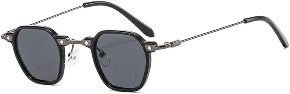 

Популярные модные маленькие женские солнцезащитные очки в стиле ретро-панк, конфетные оттенки, защита от УФ-излучения UV400, мужские солнцезащитные очки с градиентным покрытием LXLHWN, Black Gray