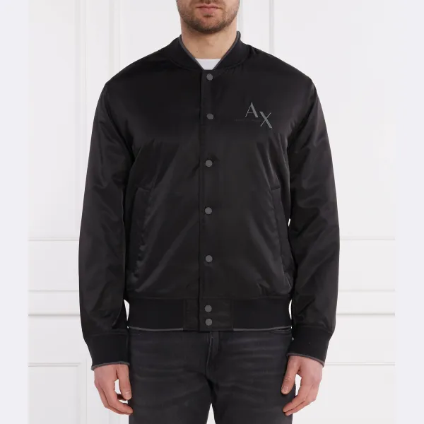 

Бомбер стандартного кроя Armani Exchange, черный