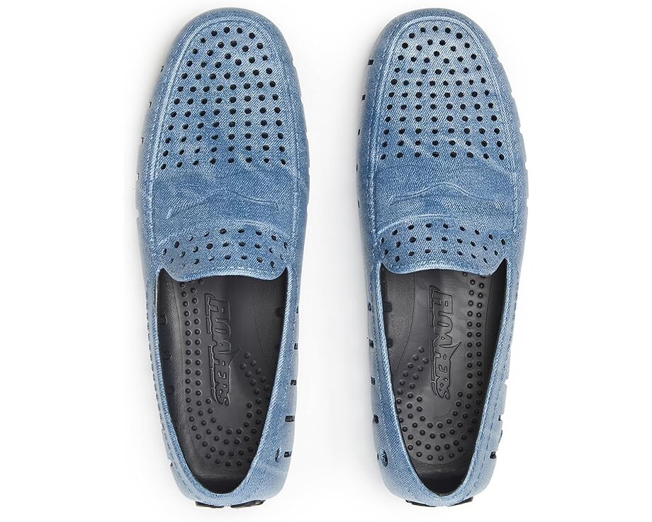 Лоферы Floafers Country Club Driver Print, цвет Blue Denim — фото 2